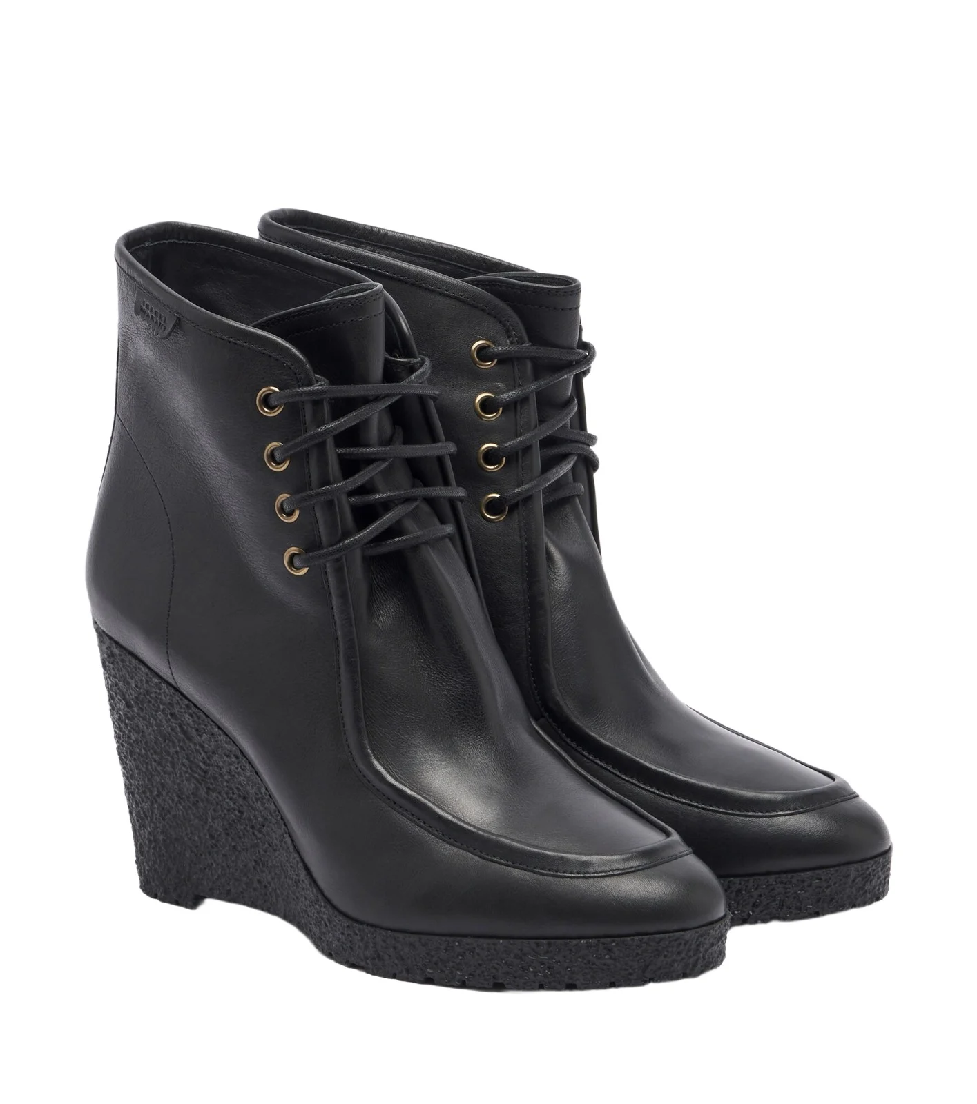 Isabel Marant Cylia leather wedge ankle boots