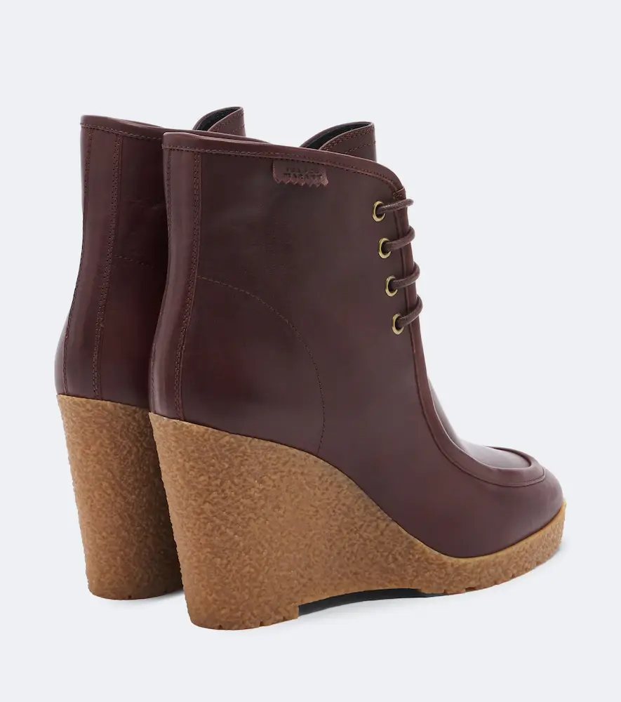 Isabel Marant Cylia leather wedge ankle boots | Thumbnail 3 Isabel Marant Cylia leather wedge ankle boots | Thumbnail 3