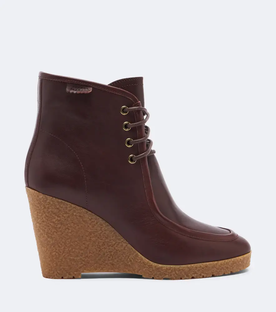 Isabel Marant Cylia leather wedge ankle boots | Thumbnail 4 Isabel Marant Cylia leather wedge ankle boots | Thumbnail 4