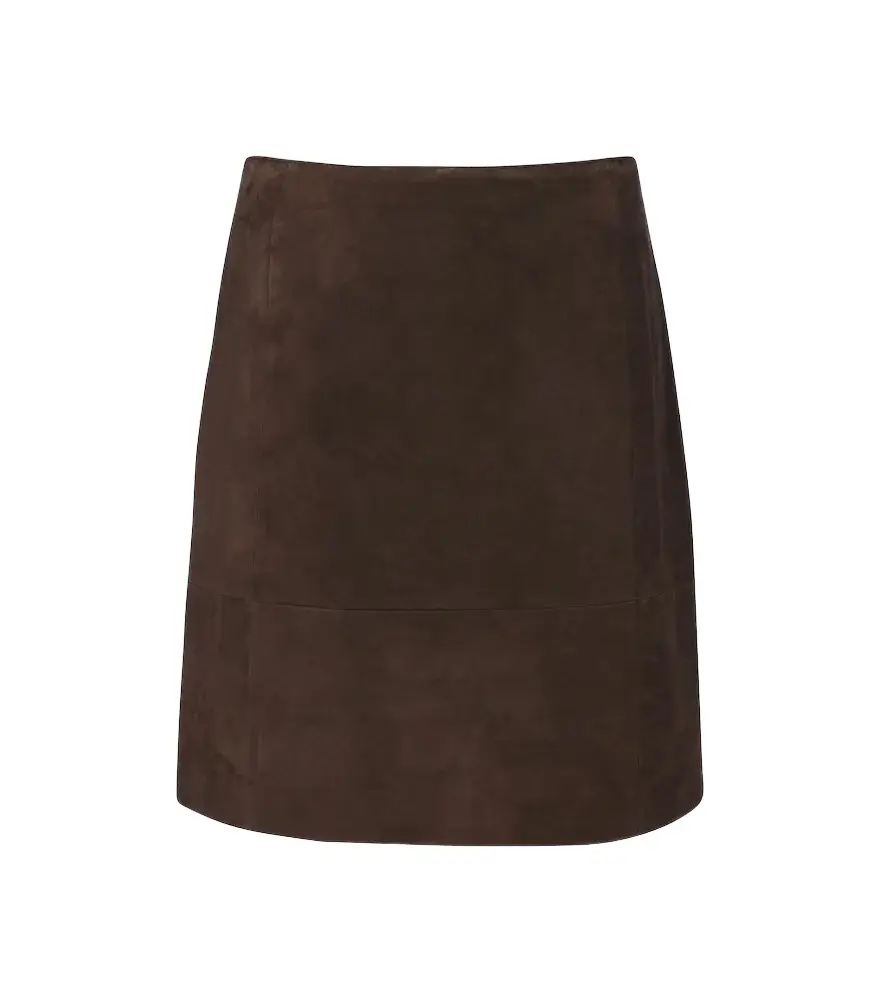 Suede miniskirt Suede miniskirt