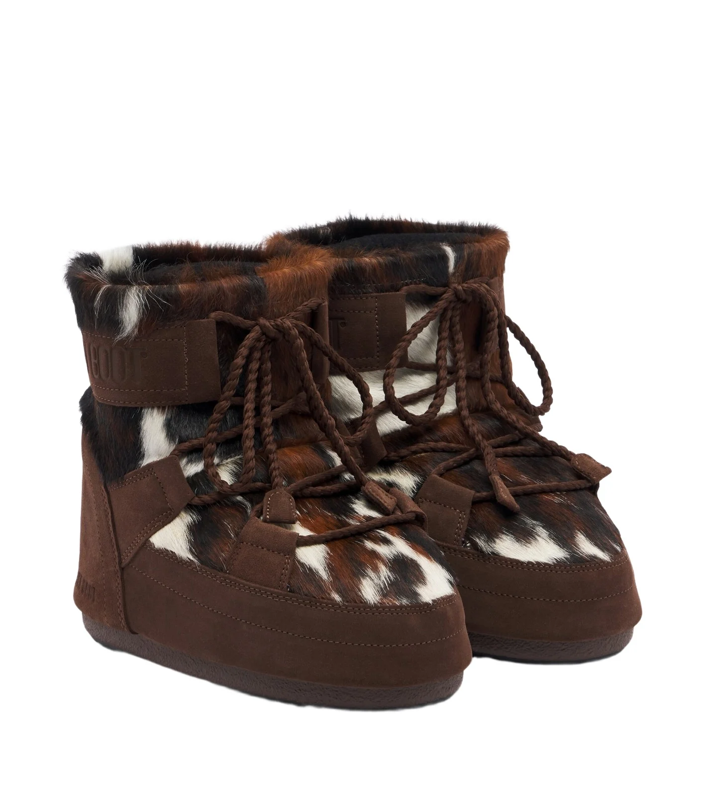 Icon calf hair snow boots