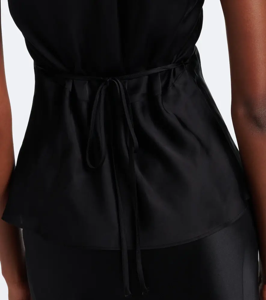 Rixo Karia lace-trimmed satin top | Thumbnail 6 Rixo Karia lace-trimmed satin top | Thumbnail 6