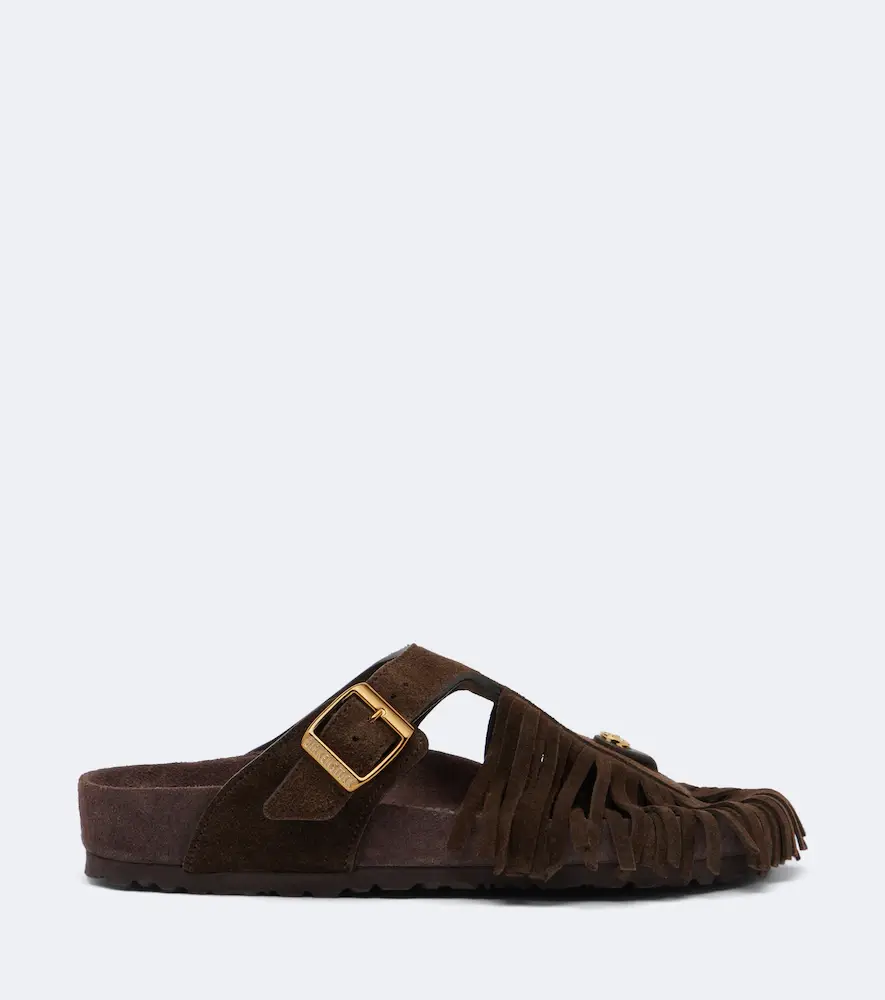Etro x Birkenstock Gizeh fringed suede sandals | Thumbnail 4