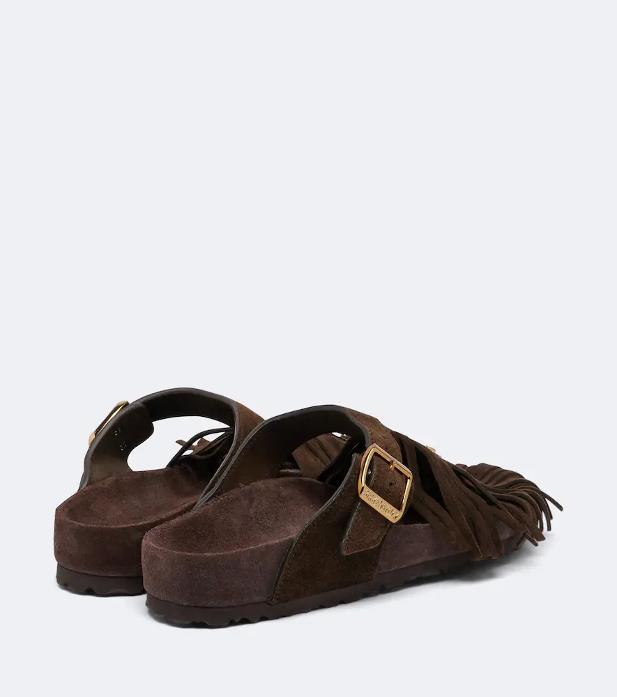 Etro x Birkenstock Gizeh fringed suede sandals | Thumbnail 6