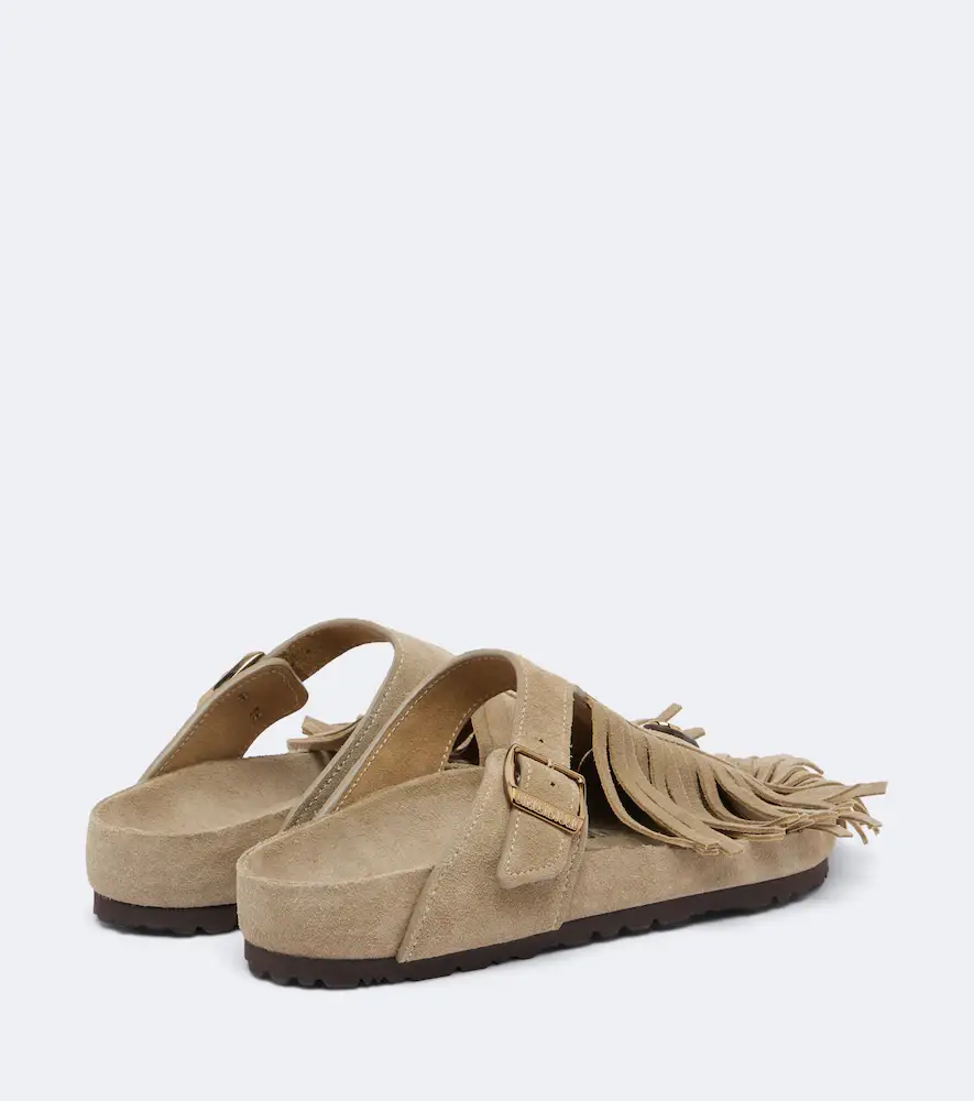 Etro x Birkenstock Gizeh fringed suede sandals | Thumbnail 4