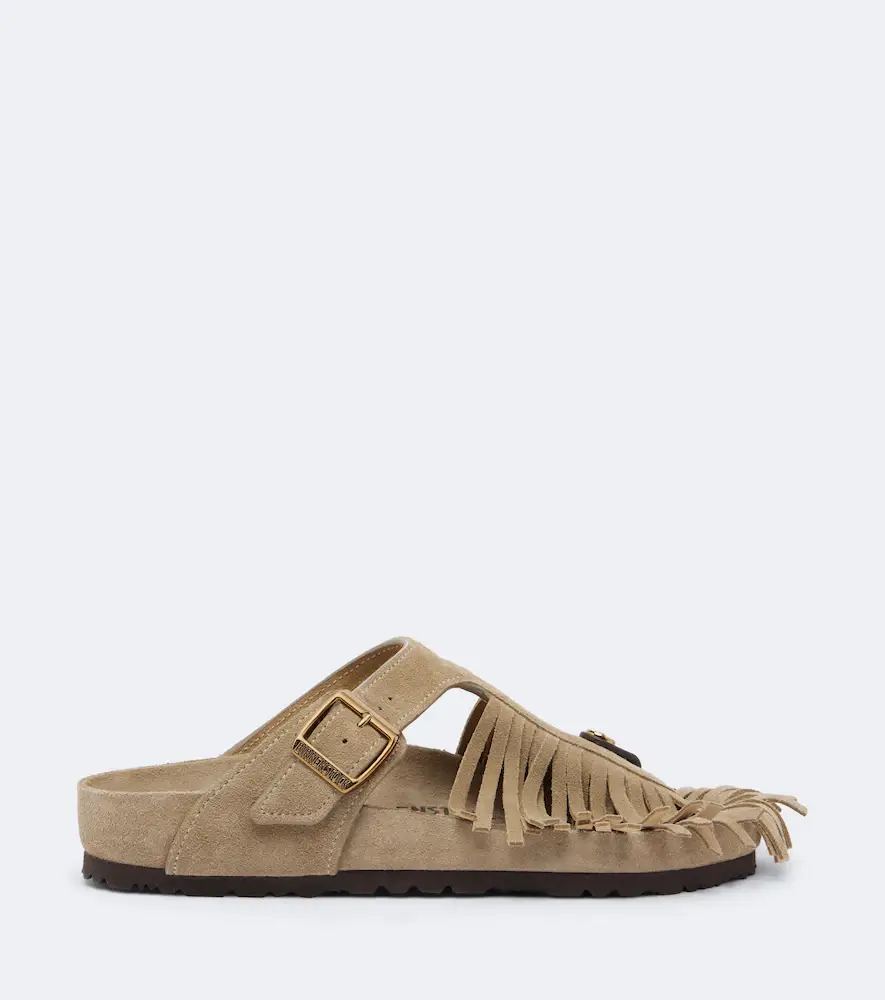 Etro x Birkenstock Gizeh fringed suede sandals | Thumbnail 5