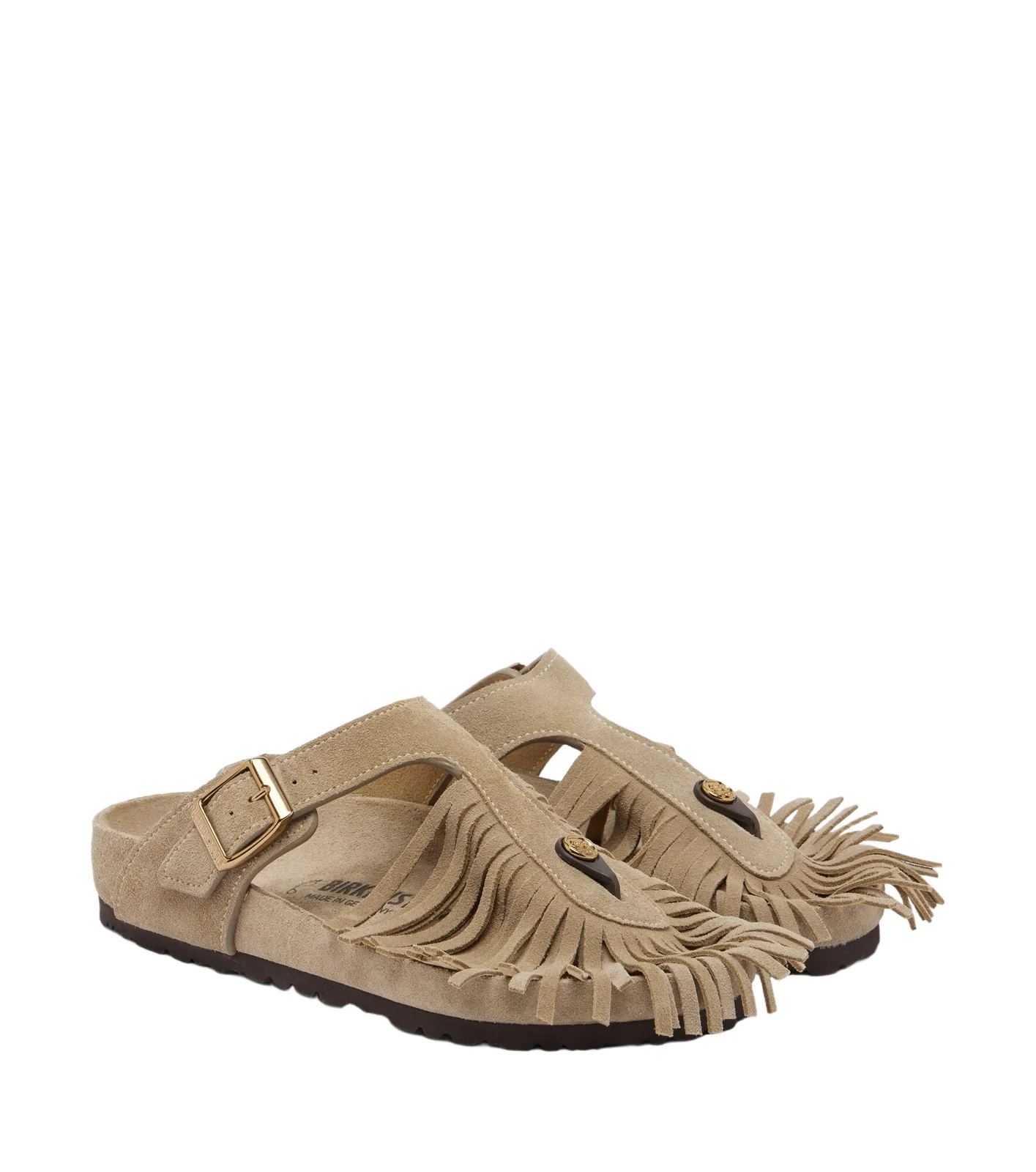 x Birkenstock Gizeh fringed suede sandals x Birkenstock Gizeh fringed suede sandals