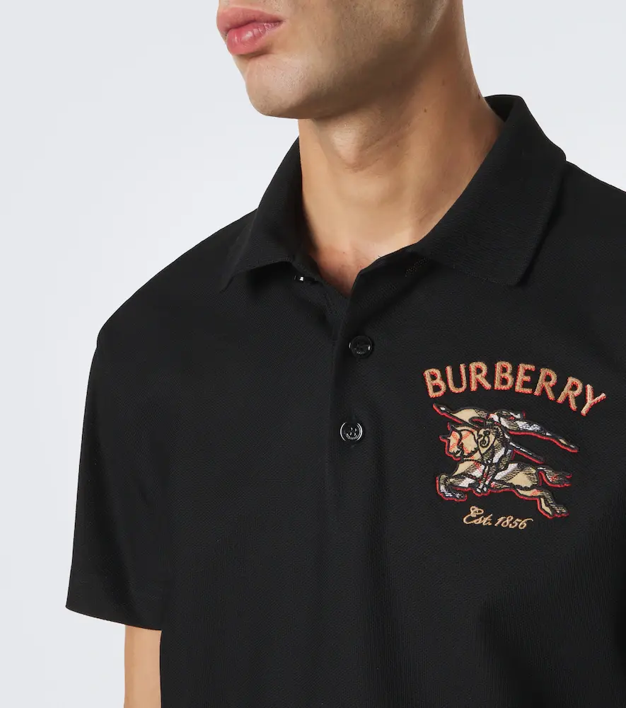 Burberry EKD cotton piqué polo shirt | Thumbnail 2