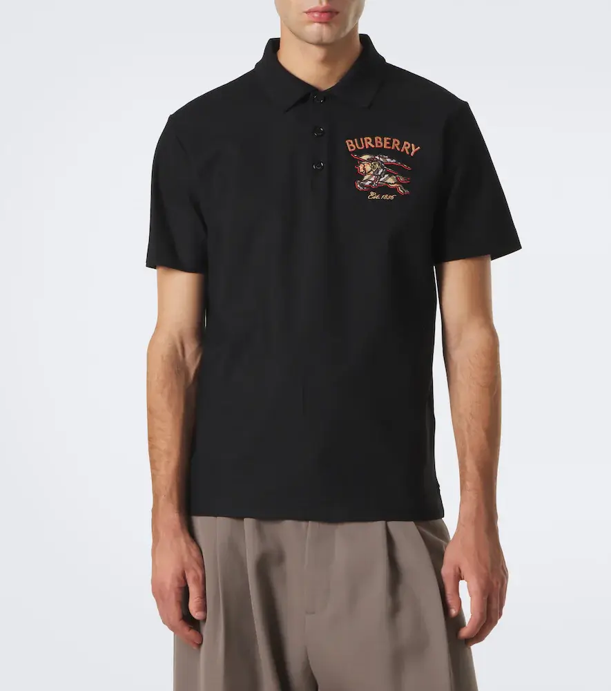 Burberry EKD cotton piqué polo shirt | Thumbnail 6