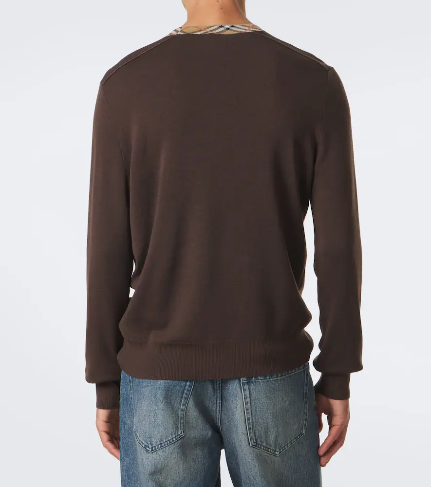 Burberry Check wool sweater | Thumbnail 4