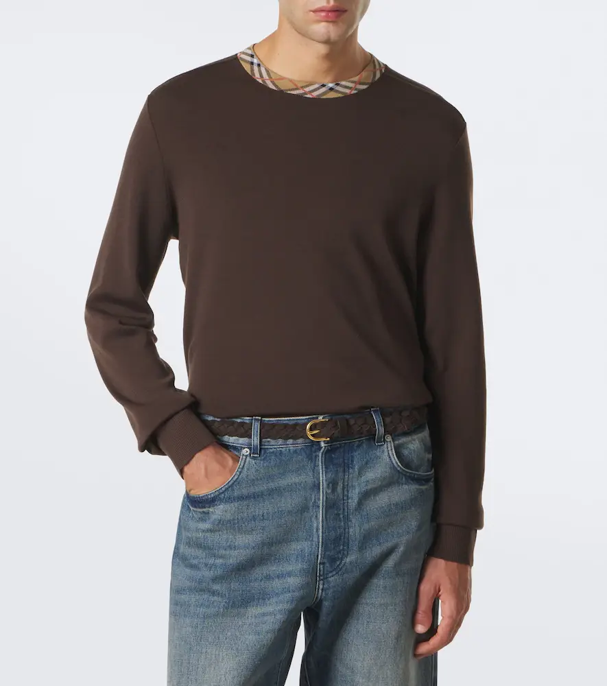 Burberry Check wool sweater | Thumbnail 6