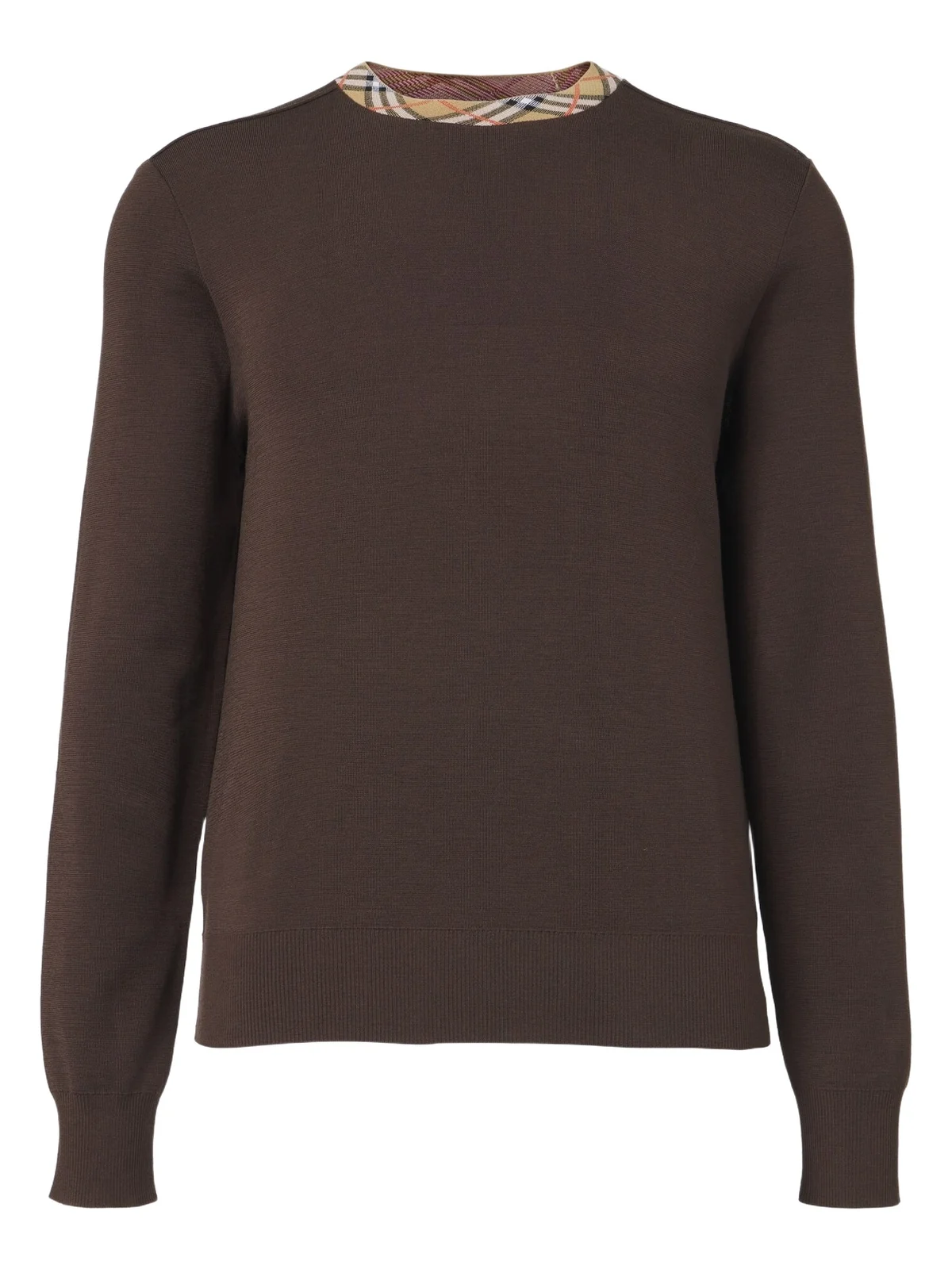 Check wool sweater Check wool sweater