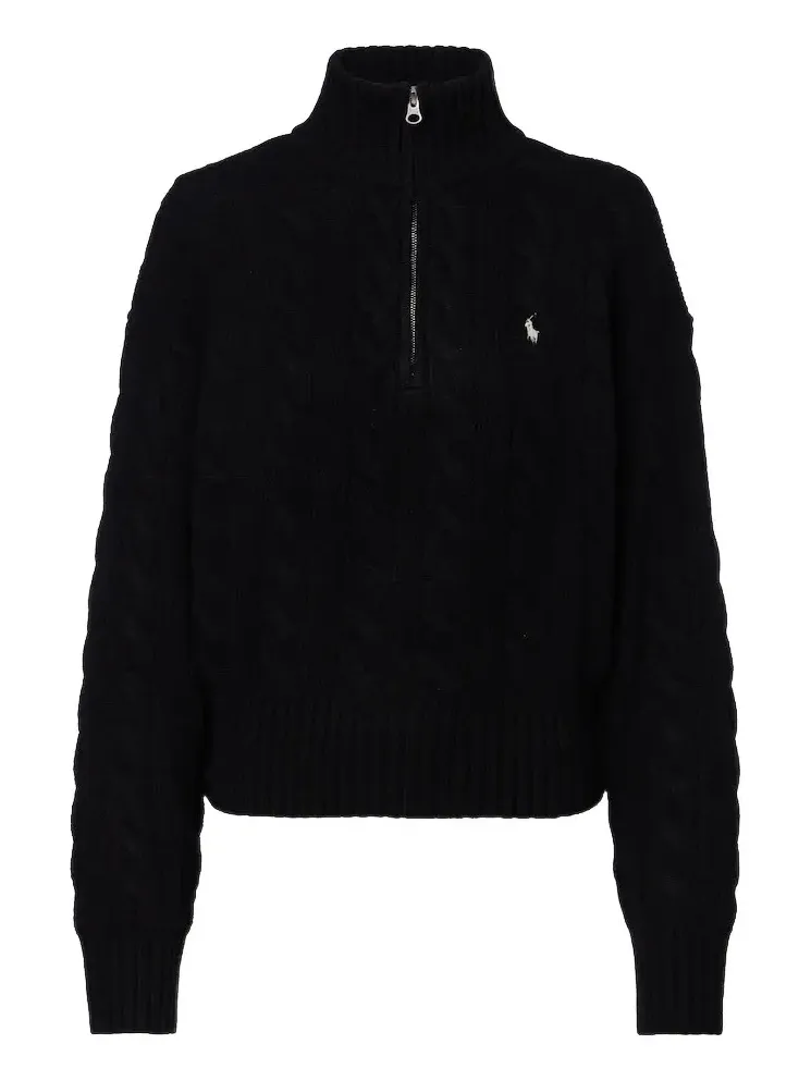 Cable-knit wool and cashmere sweater Cable-knit wool and cashmere sweater