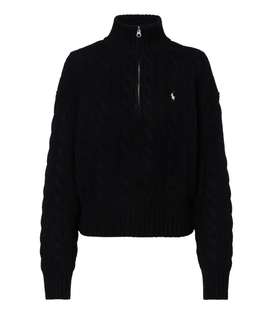 Cable-knit wool and cashmere sweater Cable-knit wool and cashmere sweater