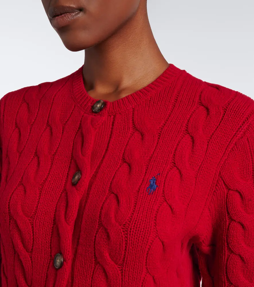 Polo Ralph Lauren Cable-knit wool and cashmere cardigan | Thumbnail 6