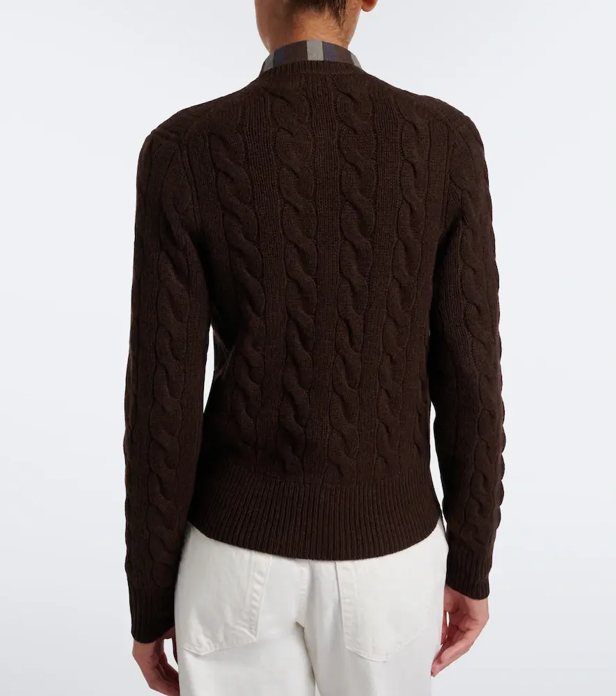 Polo Ralph Lauren Cable-knit wool and cashmere cardigan | Thumbnail 4