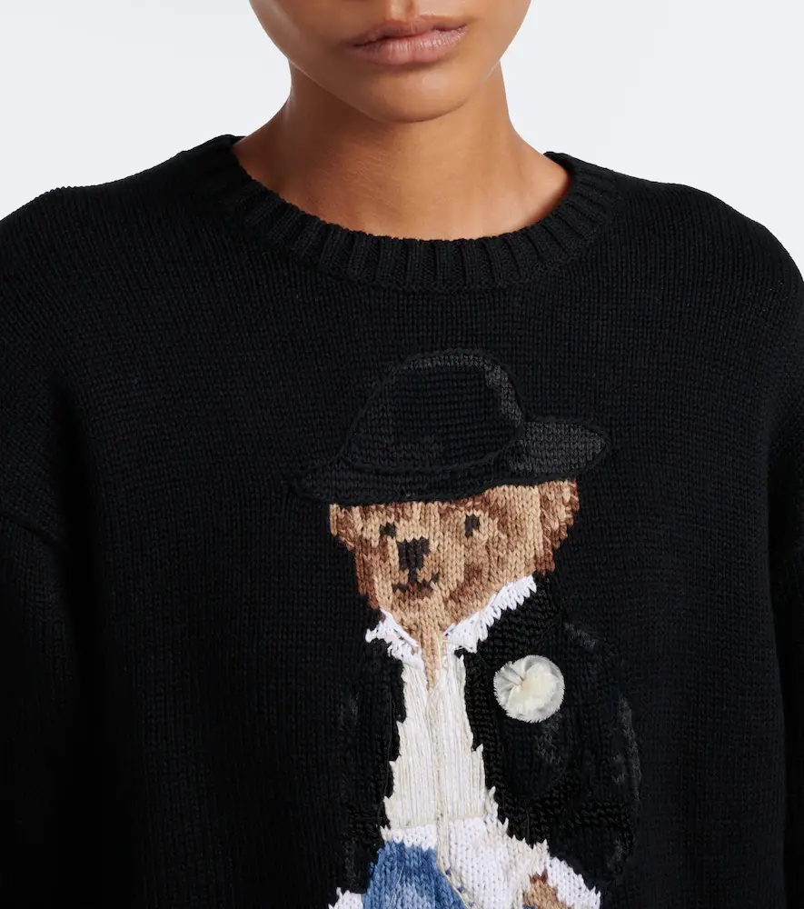 Polo Ralph Lauren Polo Bear intarsia cotton sweater | Thumbnail 4