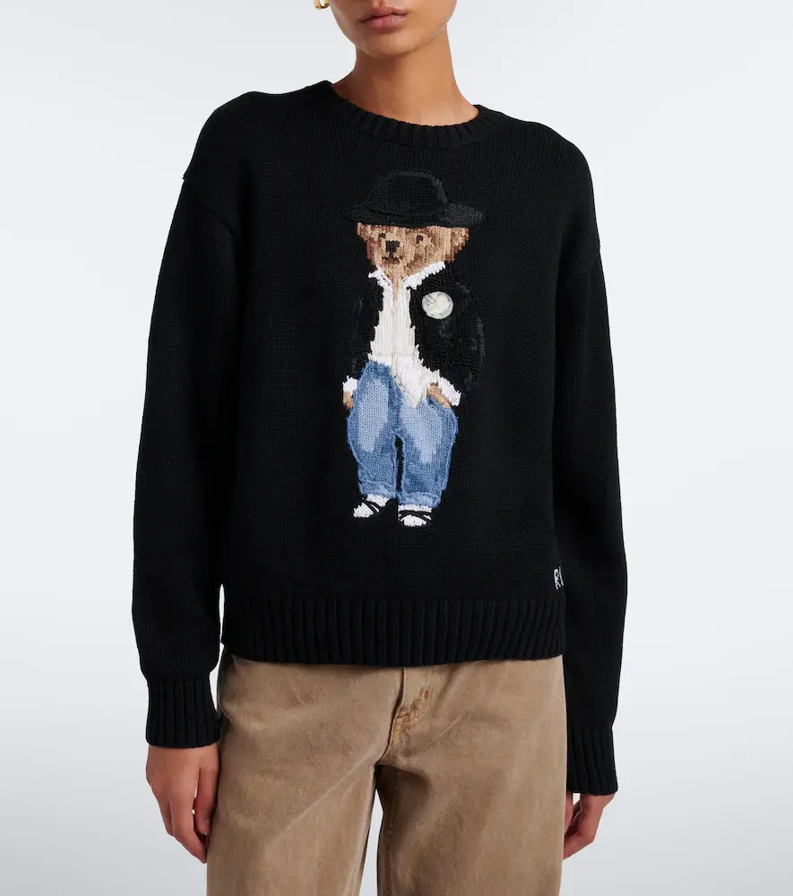 Polo Ralph Lauren Polo Bear intarsia cotton sweater | Thumbnail 6