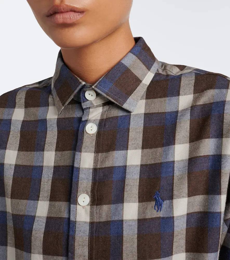 Polo Ralph Lauren Checked cotton flannel shirt | Thumbnail 7 Polo Ralph Lauren Checked cotton flannel shirt | Thumbnail 7