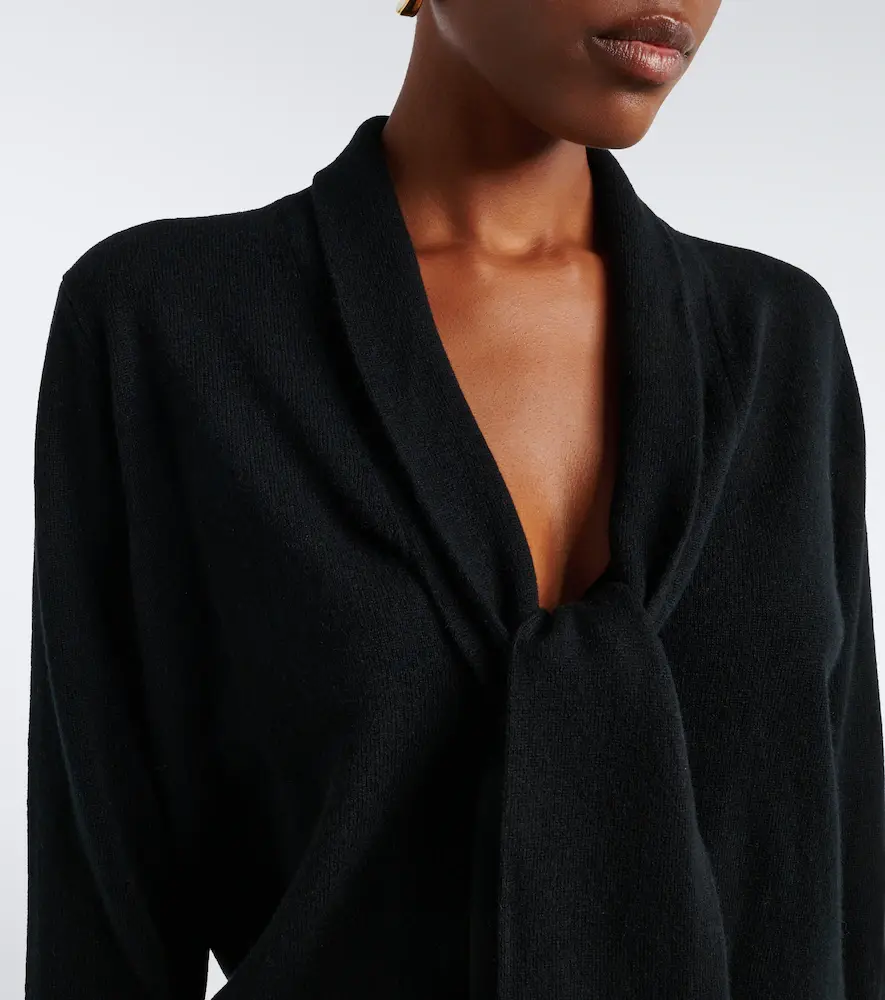 Jardin des Orangers Tie-neck wool and cashmere sweater | Thumbnail 4 Jardin des Orangers Tie-neck wool and cashmere sweater | Thumbnail 4