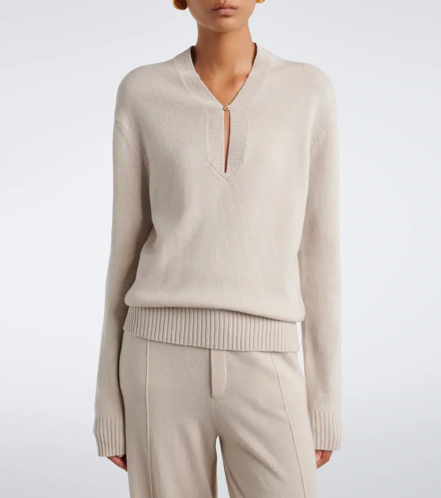 Jardin des Orangers Wool and cashmere sweater | Thumbnail 4