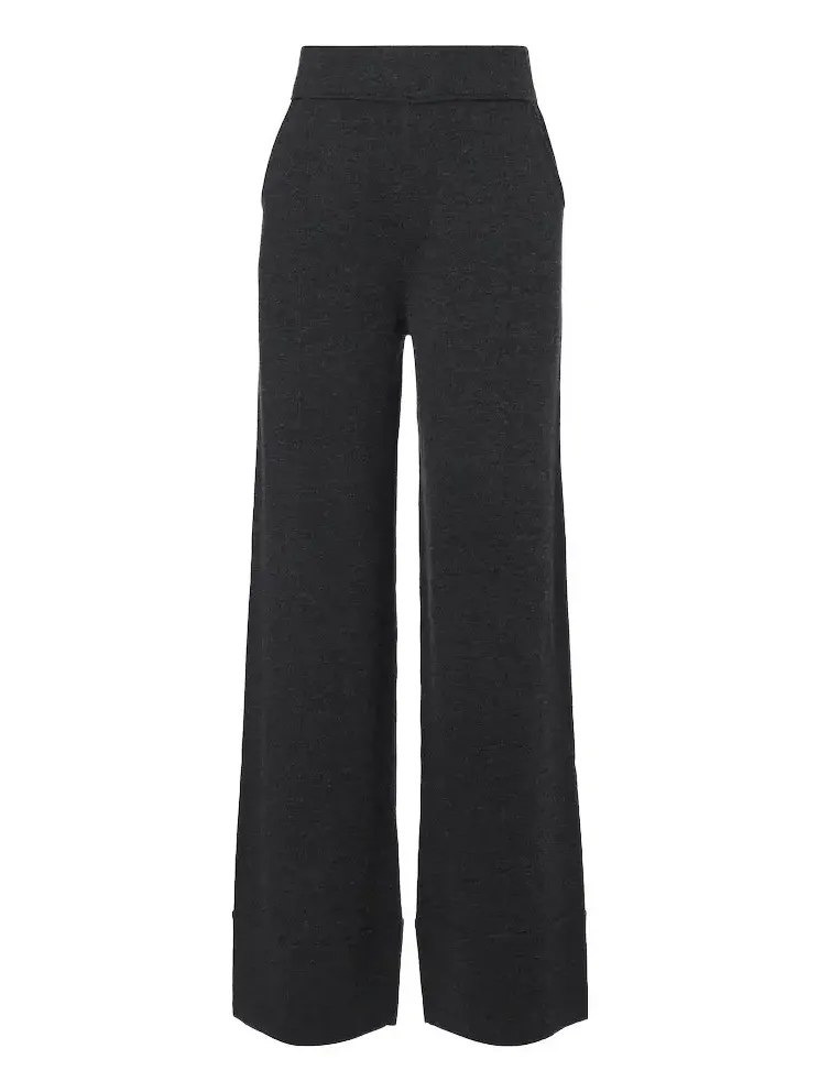 Wool and cashmere wide-leg pants Wool and cashmere wide-leg pants