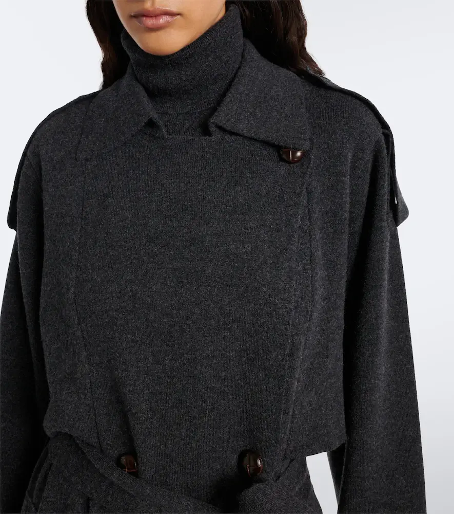 Jardin des Orangers Belted double-breasted wool and cashmere coat | Thumbnail 2 Jardin des Orangers Belted double-breasted wool and cashmere coat | Thumbnail 2