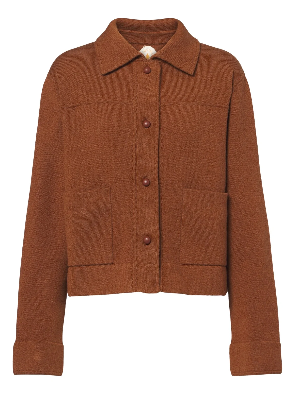 Fringed wool and cashmere jacket