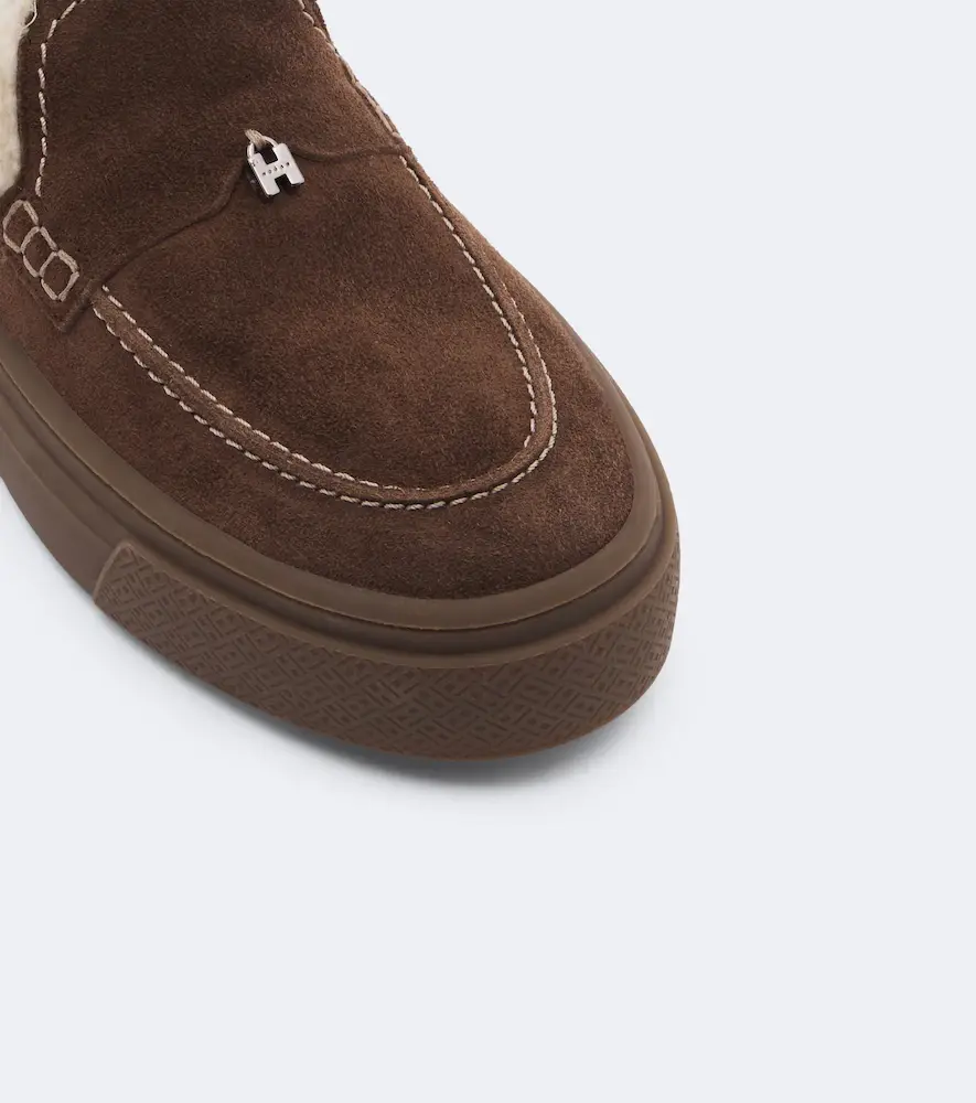 Hogan H705 shearling-lined suede loafers | Thumbnail 2 Hogan H705 shearling-lined suede loafers | Thumbnail 2