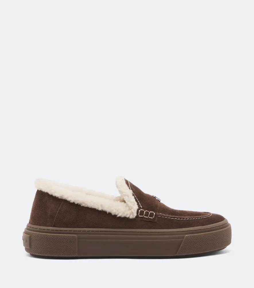 Hogan H705 shearling-lined suede loafers | Thumbnail 3 Hogan H705 shearling-lined suede loafers | Thumbnail 3
