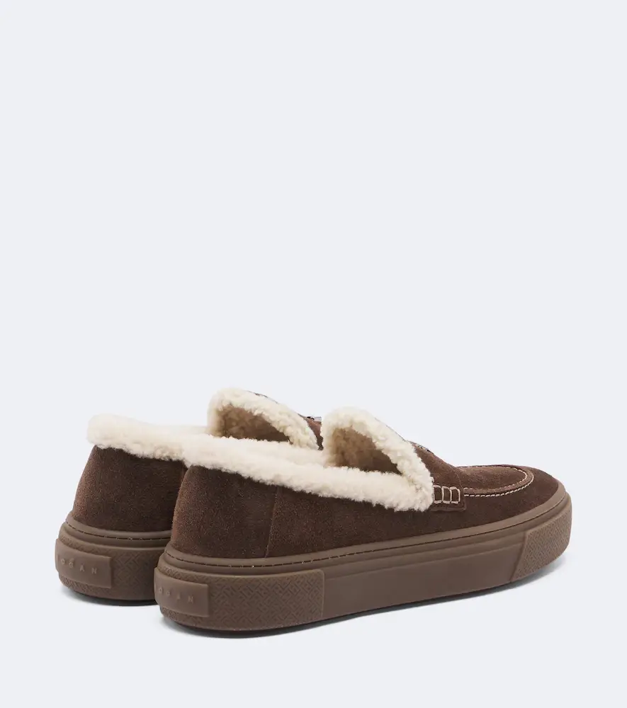 Hogan H705 shearling-lined suede loafers | Thumbnail 4 Hogan H705 shearling-lined suede loafers | Thumbnail 4