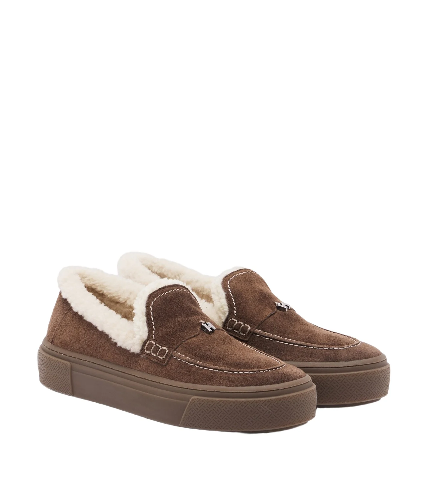 H705 shearling-lined suede loafers H705 shearling-lined suede loafers