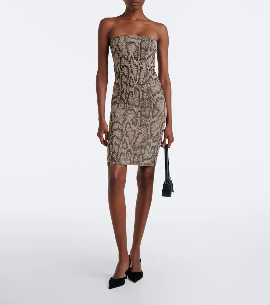 Wolford Snake-print jacquard minidress | Thumbnail 3 Wolford Snake-print jacquard minidress | Thumbnail 3