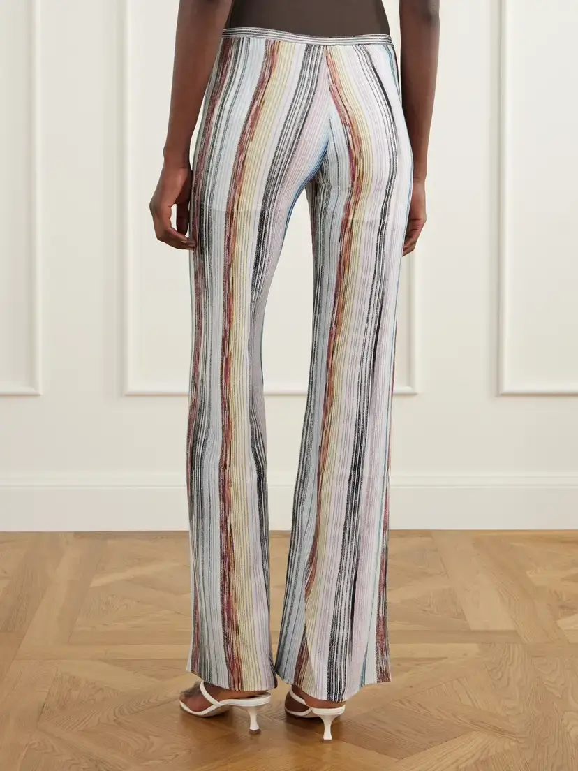 Missoni Striped Knitted Flared Pants | Thumbnail 3 Missoni Striped Knitted Flared Pants | Thumbnail 3