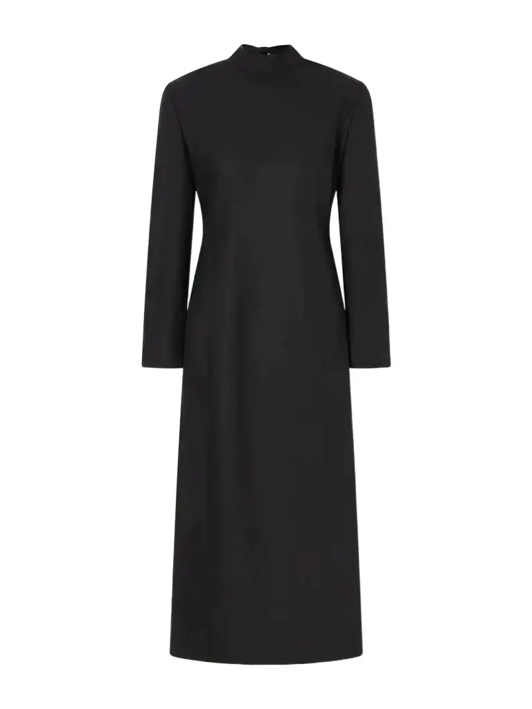 Heirlome Brigette Silk-twill Midi Dress