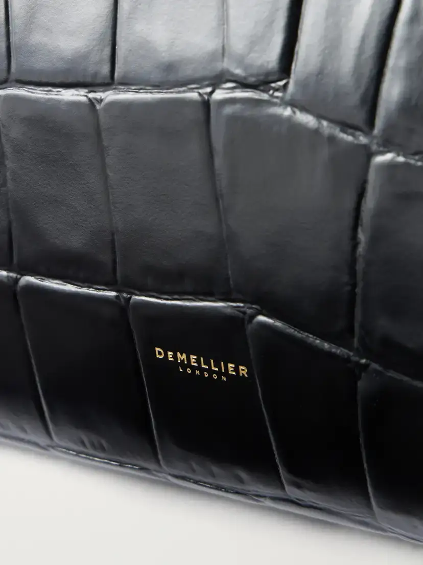 DeMellier The Stockholm Crocodile-effect Leather Shoulder Bag | Thumbnail 5