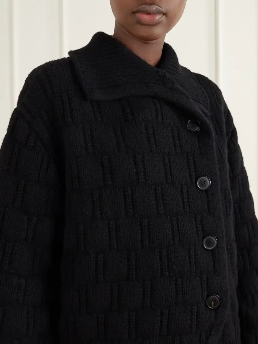 Dries Van Noten Wool And Cashmere-blend Sweater - Black | Thumbnail 5 Dries Van Noten Wool And Cashmere-blend Sweater - Black | Thumbnail 5