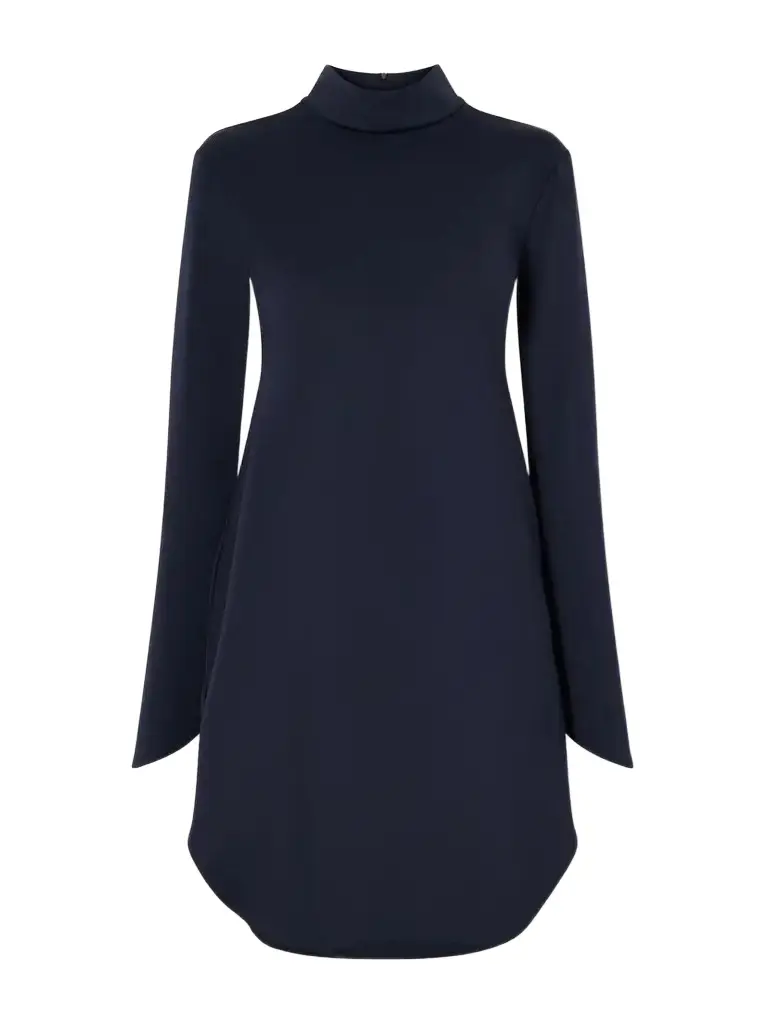 Morgan Mock-neck Pyratex® Stretch-jersey Mini Dress Morgan Mock-neck Pyratex® Stretch-jersey Mini Dress