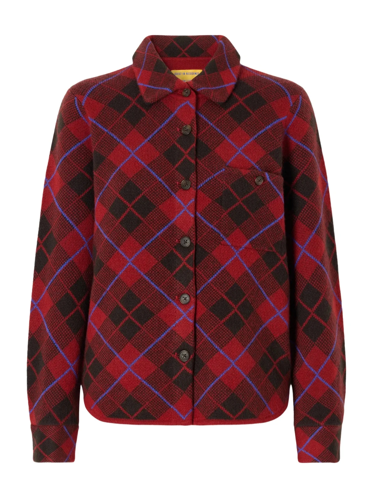 Dylan Checked Cashmere Cardigan Dylan Checked Cashmere Cardigan