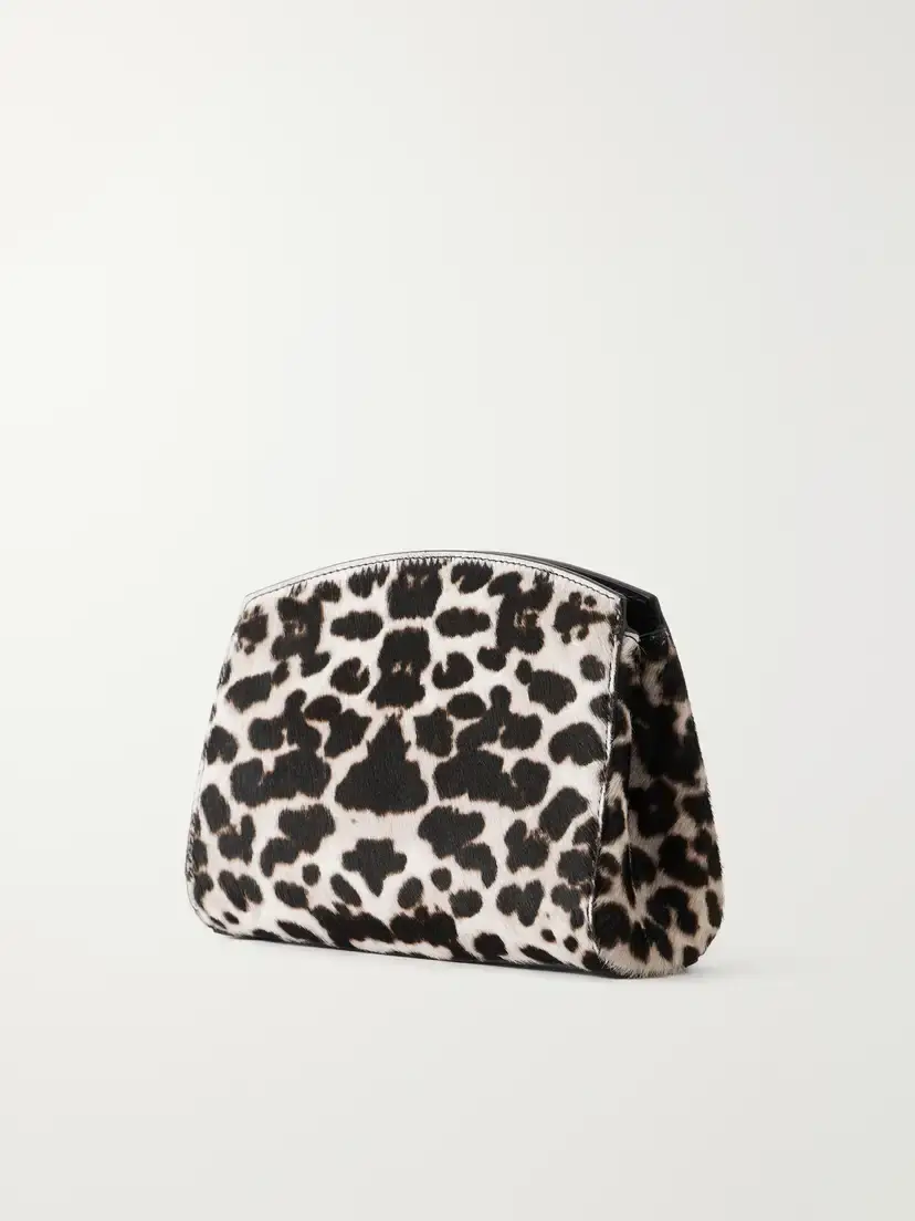 Liffner Pushlock Leopard-printed Calf-hair Clutch | Thumbnail 4 Liffner Pushlock Leopard-printed Calf-hair Clutch | Thumbnail 4