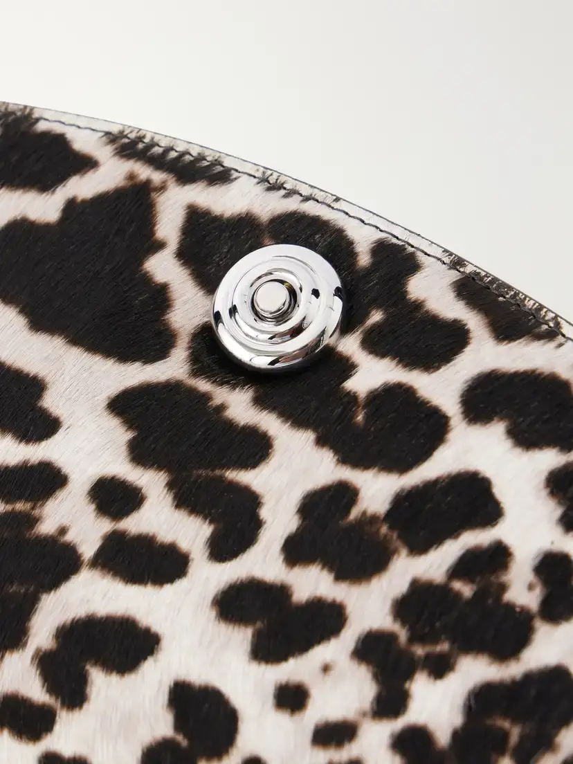 Liffner Pushlock Leopard-printed Calf-hair Clutch | Thumbnail 5 Liffner Pushlock Leopard-printed Calf-hair Clutch | Thumbnail 5