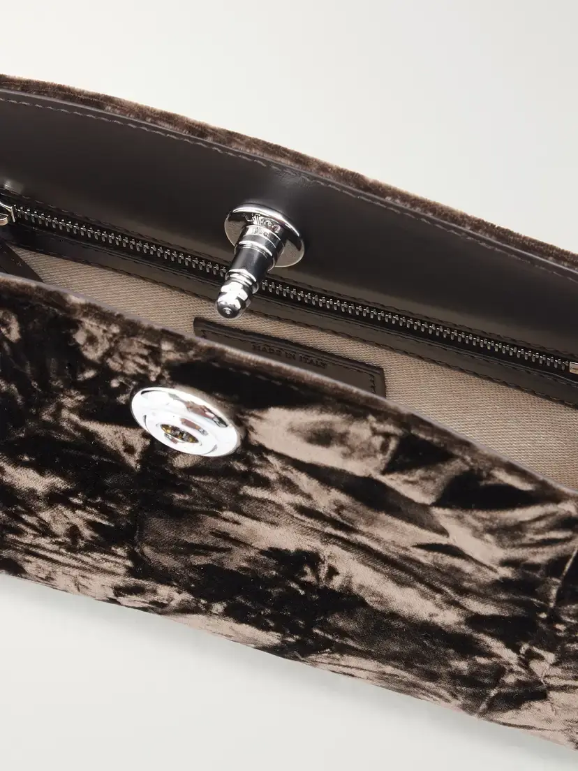 Liffner Pushlock Velvet Clutch | Thumbnail 6 Liffner Pushlock Velvet Clutch | Thumbnail 6