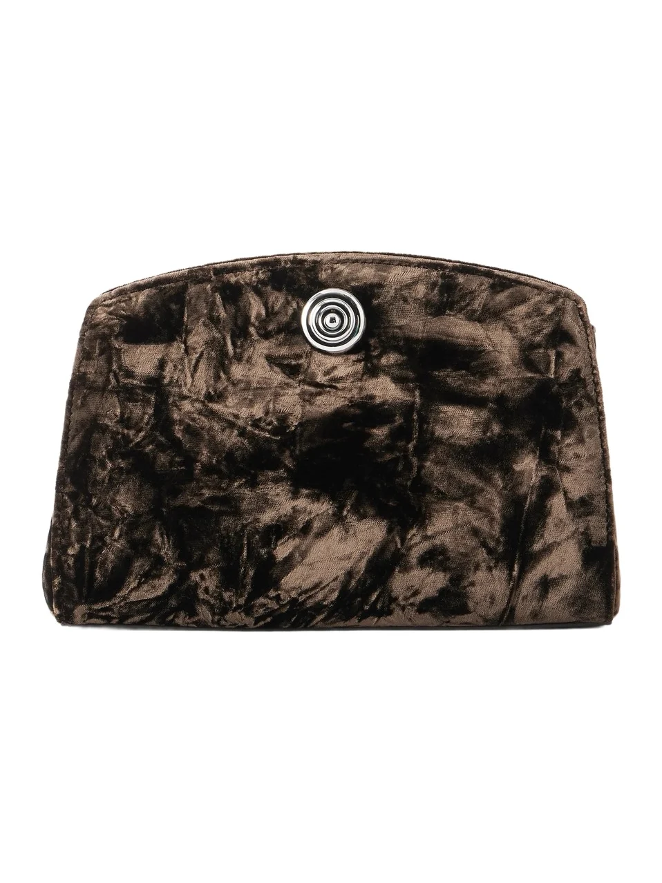 Liffner Pushlock Velvet Clutch