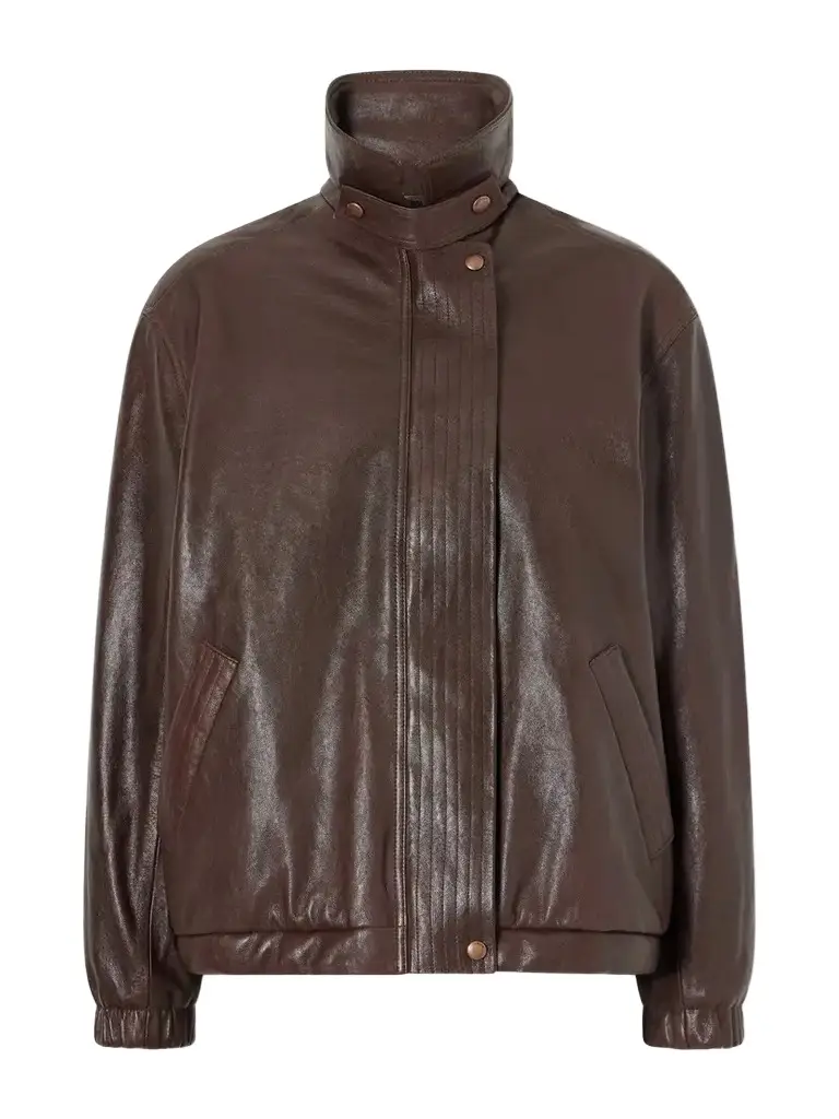 Magda Butrym Leather Blouson Jacket