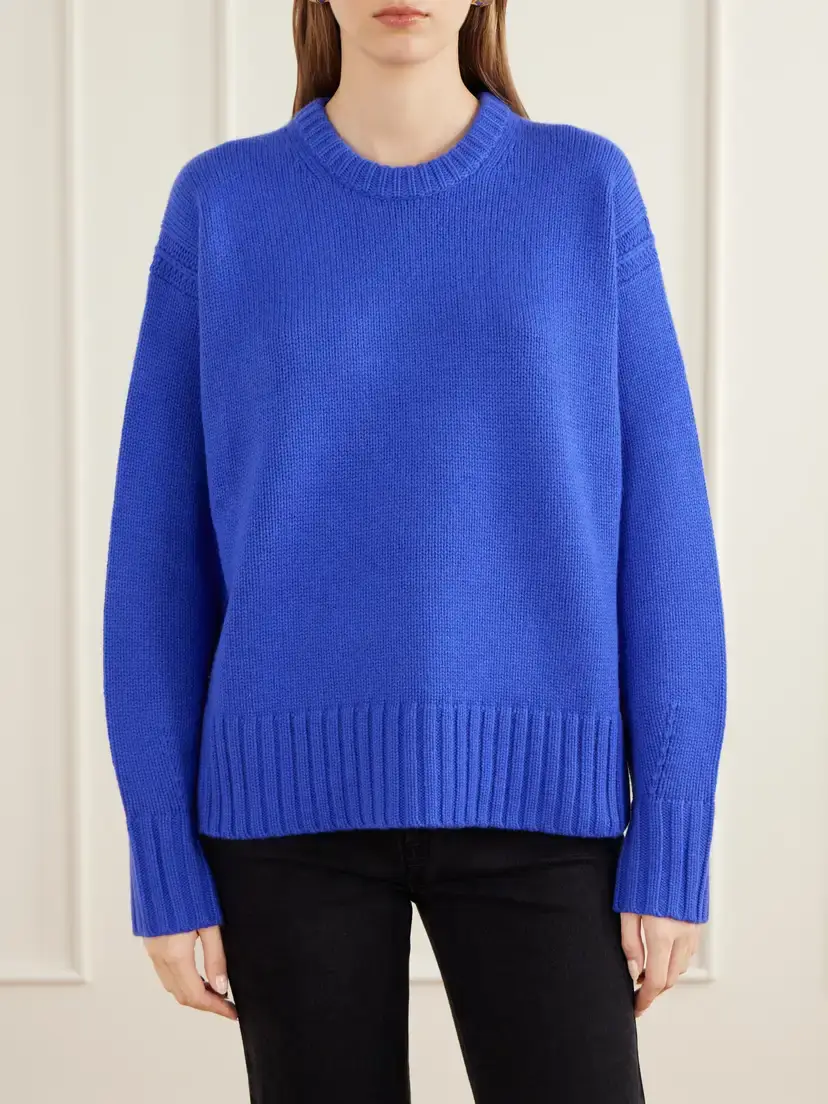 Guest In Residence Cozy Crew Cashmere Sweater | Thumbnail 3 Guest In Residence Cozy Crew Cashmere Sweater | Thumbnail 3