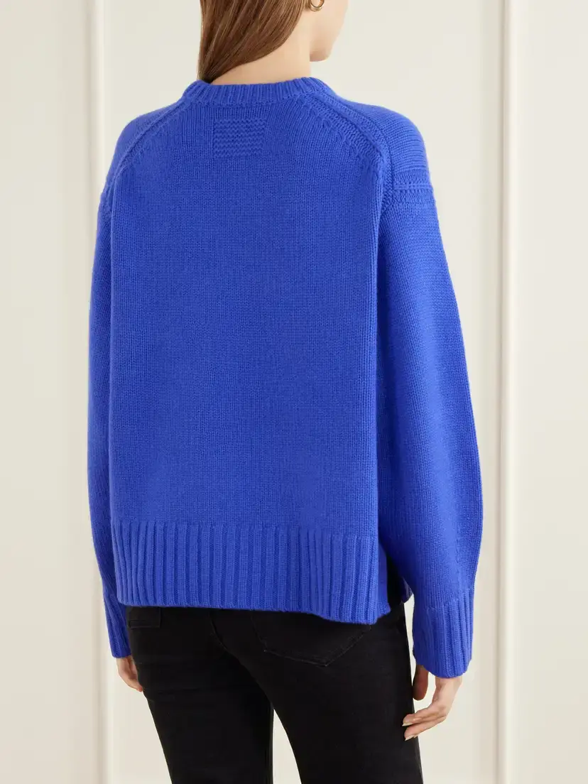 Guest In Residence Cozy Crew Cashmere Sweater | Thumbnail 4 Guest In Residence Cozy Crew Cashmere Sweater | Thumbnail 4