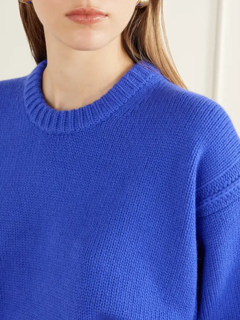 Guest In Residence Cozy Crew Cashmere Sweater | Thumbnail 5 Guest In Residence Cozy Crew Cashmere Sweater | Thumbnail 5