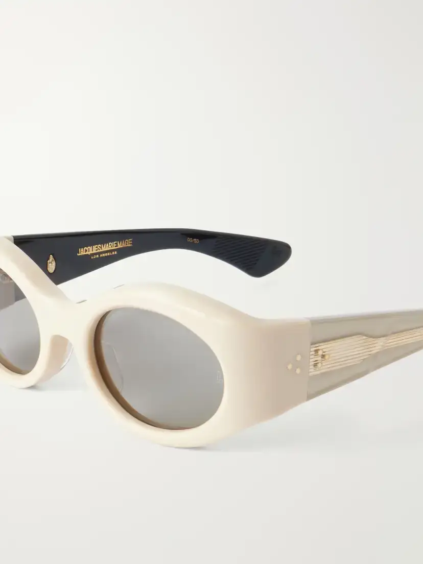 Jacques Marie Mage Gia Oversized Oval-frame Acetate Sunglasses | Thumbnail 4 Jacques Marie Mage Gia Oversized Oval-frame Acetate Sunglasses | Thumbnail 4