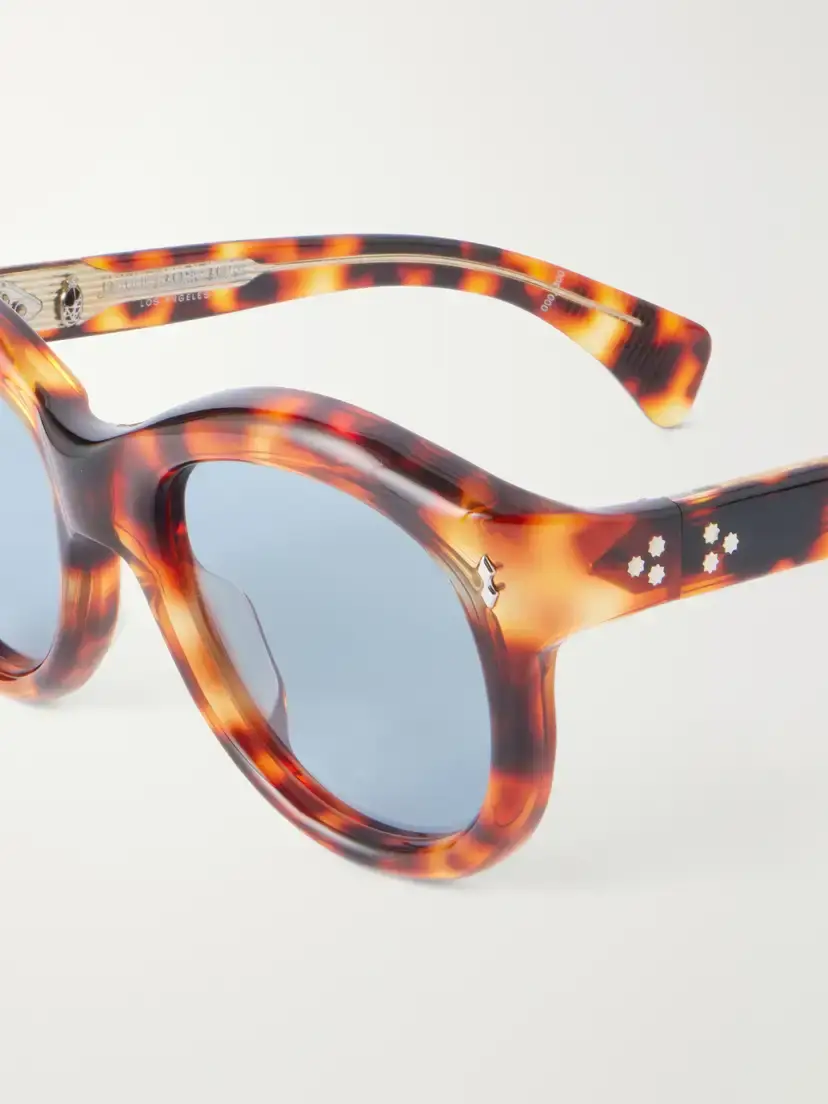Jacques Marie Mage Jennie Round-frame Tortoiseshell Acetate Sunglasses | Thumbnail 4 Jacques Marie Mage Jennie Round-frame Tortoiseshell Acetate Sunglasses | Thumbnail 4