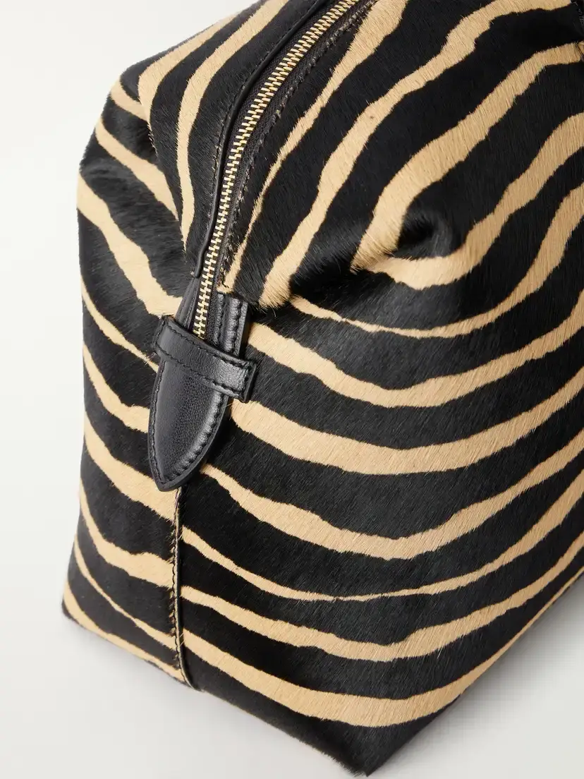 DeMellier The Stockholm Zebra-print Leather-trimmed Calf-hair Shoulder Bag | Thumbnail 5 DeMellier The Stockholm Zebra-print Leather-trimmed Calf-hair Shoulder Bag | Thumbnail 5